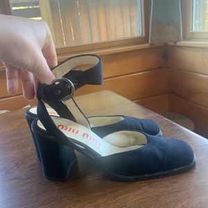 Miu Miu Mary Jane Block Heel - Holiday Party Shoe